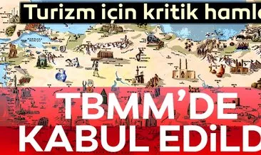 Türkiye Turizm Tanıtım ve Geliştirme Ajansı’nın kurulması TBMM’de kabul edildi