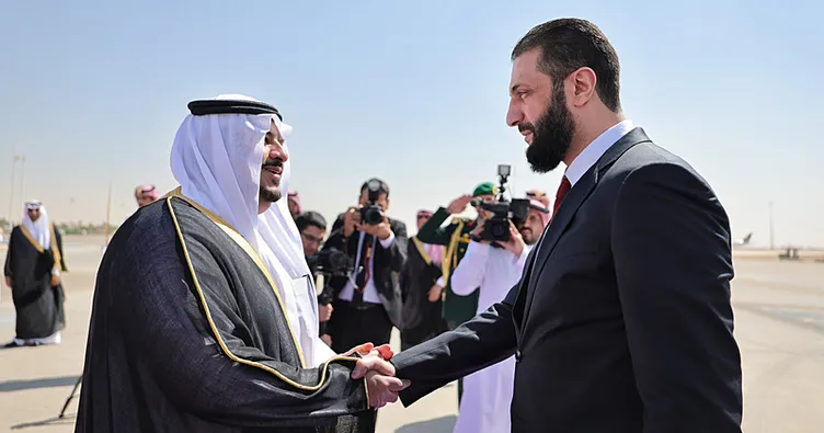 Suriye Cumhurbaşkanı Şara Suudi Arabistan’da