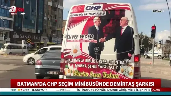 CHP Batman'da HDP'nin tutuklu eski Eş Genel Başkanı Selahattin Demirtaş’ın sesiyle oy istiyor