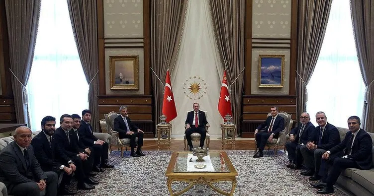 Erdoğan TÜRSAB Başkanı’nı kabul etti