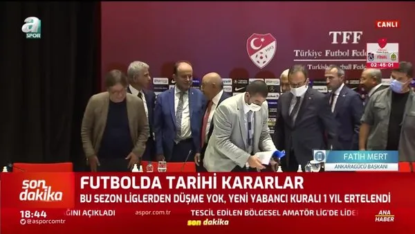 Küme düşme kararı sonrası Ankaragücü'den açıklama