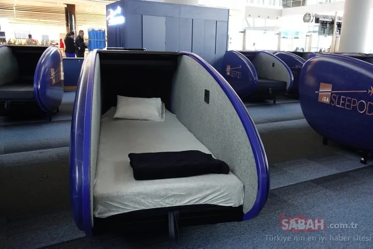 İstanbul Havalimanı’nda uyku kabini hizmeti başladı