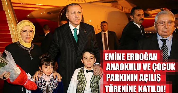 Emine Erdoğan anaokulu ve çocuk parkının açılış törenine katıldı!