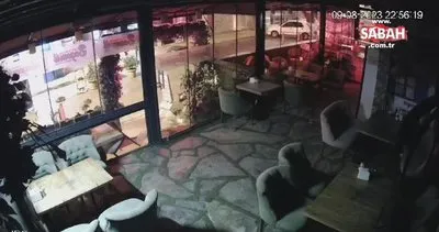 Kafenin çiçeklerini çaldılar | Video