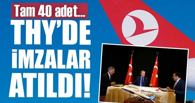 THY’ye 40 ’dev’ uçak geliyor!