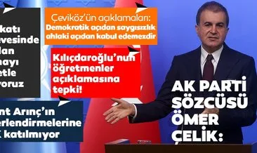 SON DAKİKA HABERİ: AK Parti Sözcüsü Ömer Çelik: İrini Harekatı derhal sonlandırılmalı