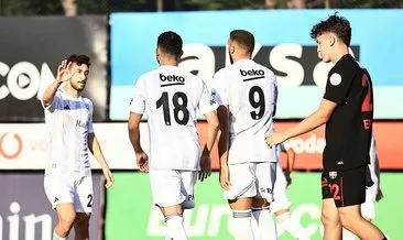 Beşiktaş, hazırlık maçında Fatih Karagümrük’ü 2-0 mağlup etti