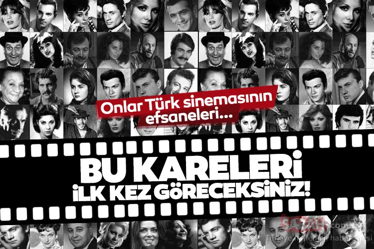 Yeşilçam efsanelerini hiç böyle görmediniz! Arşivden çıkan bu fotoğraflar gülümsetirken hüzünlendirecek! Kemal Sunal, Cüneyt Arkın, Kadir İnanır, Hülya Koçyiğit, Türkan Şoray...