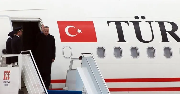 Başkan Erdoğan, Özbekistan’dan ayrıldı