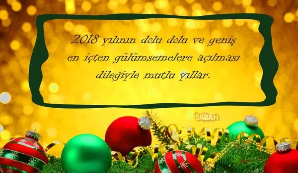 2018 yeni yıl yılbaşı mesajları (ÖZEL) - En güzel resimli yılbaşı mesajları burada!