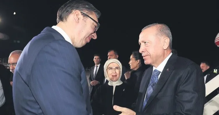 Cumhurbaşkanı Erdoğan Sırbistan’da