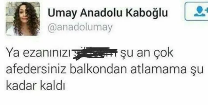 Ezan okunmasına küfürlü paylaşıma hapis istemi - 1