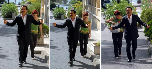 İbrahim Tatlıses Adliye'den türkü söyleyip oynayarak çıktı