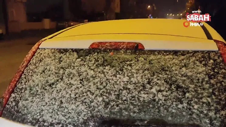 Keşan'da kar yağışı başladı