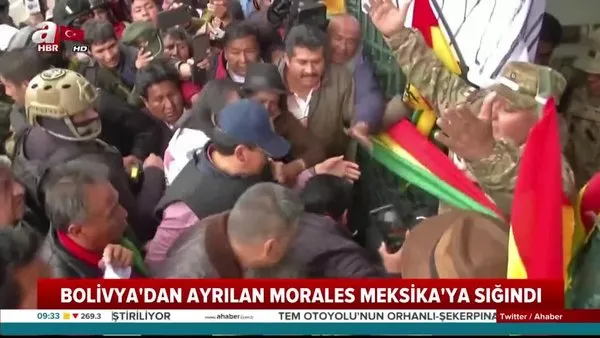 Bolivya'dan ayrılan Morales Meksika'ya sığındı