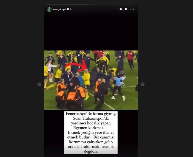 Egemen Korkmaz'dan İrfan Can Eğribayat'a yumruk! O anları paylaştı...