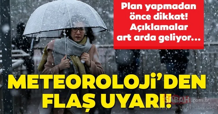 Meteoroloji’den İstanbul ve birçok il için son dakika hava durumu ile kar yağışı uyarısı! İstanbul’a kar ne zaman yağacak?