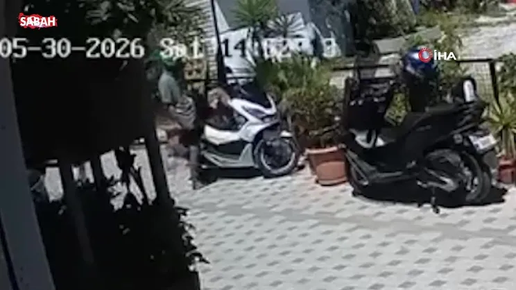 Muğla'da motosiklet hırsızlığı kamerada!