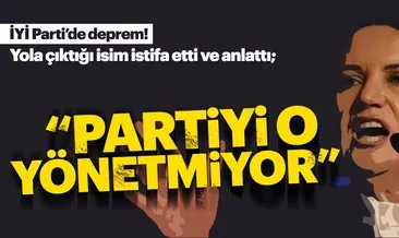 Akşener’in kurucuları istifa etti ve itiraf geldi: Partiyi Meral Akşener yönetmiyor
