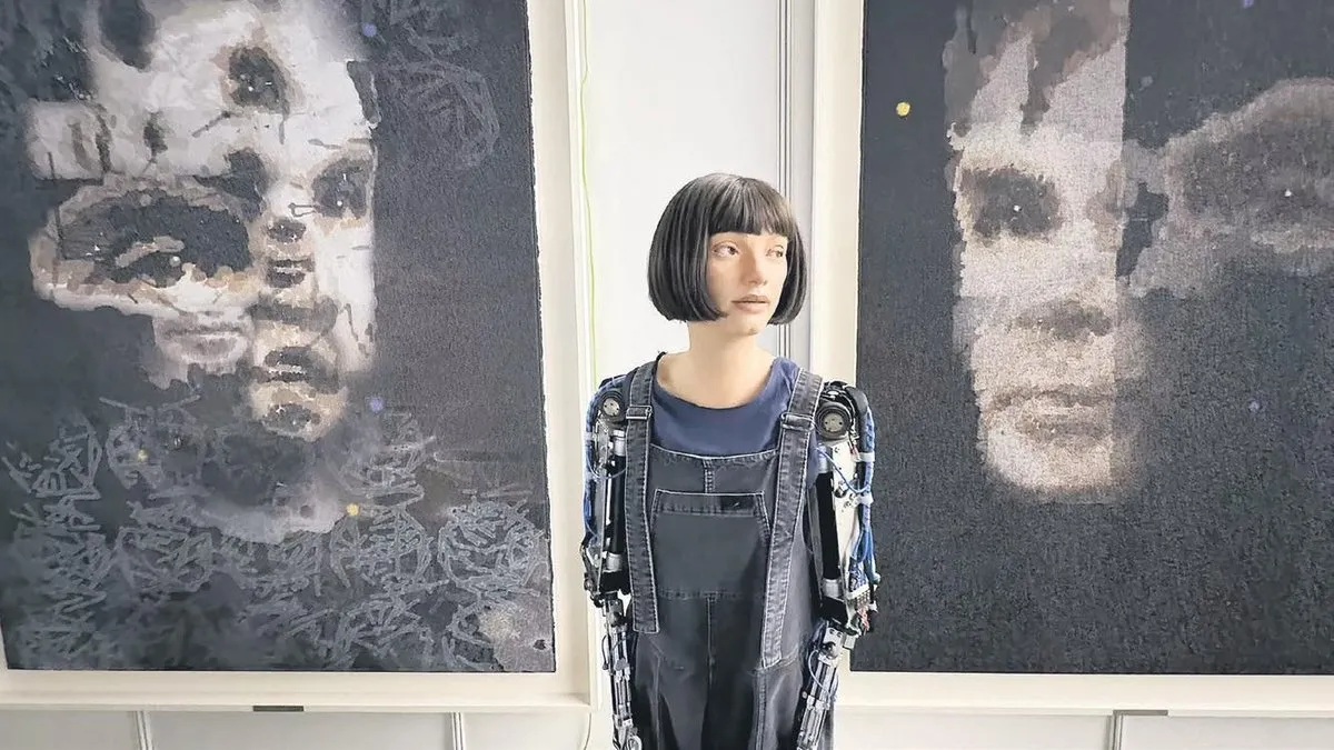Robot sanatçı Ai-Da’nın eseri müzayedede