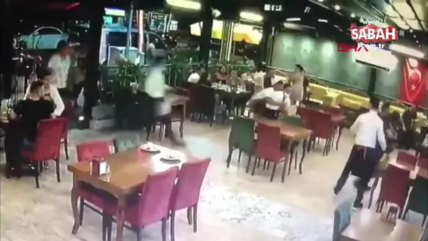 Restorana giren kurbanlık koç paniğe neden oldu! O anlar kamerada | Video
