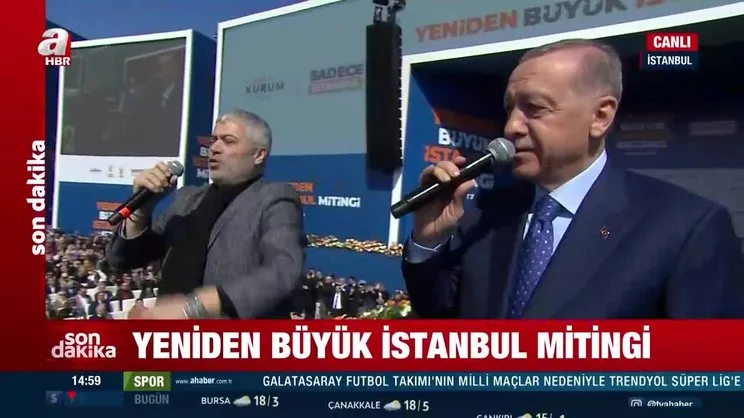 Başkan Erdoğan, Cengiz Kurtoğlu ile şarkı söyledi | Video