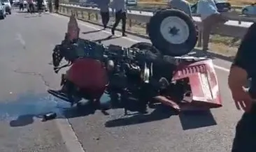 Traktör TIR'la kafa kafaya çarpıştı! Biri ağır 3 yaralı #gaziantep