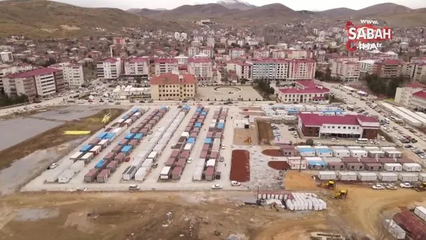Kahramanmaraş Afşin’de konteyner kentte yaşam başladı | Video