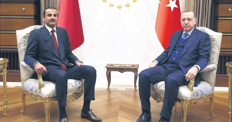 Erdoğan Katar Emiri ile 2.5 saat görüştü
