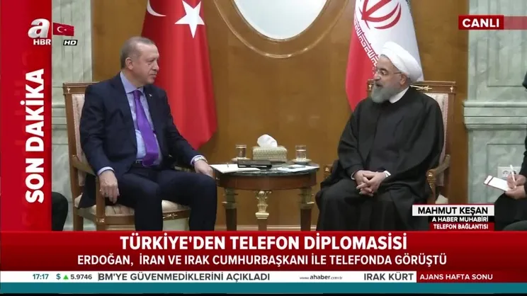 Başkan Erdoğan'dan telefon diplomasisi