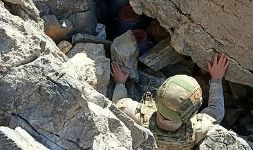 Bitlis’te PKK’lı teröristlere ait patlayıcı ve yaşam malzemeleri bulundu