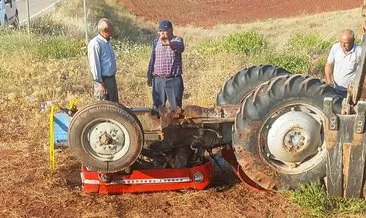 Buğday tarlasında acı son! Traktör takla attı: 1 ölü, 1 ağır yaralı #kirikkale