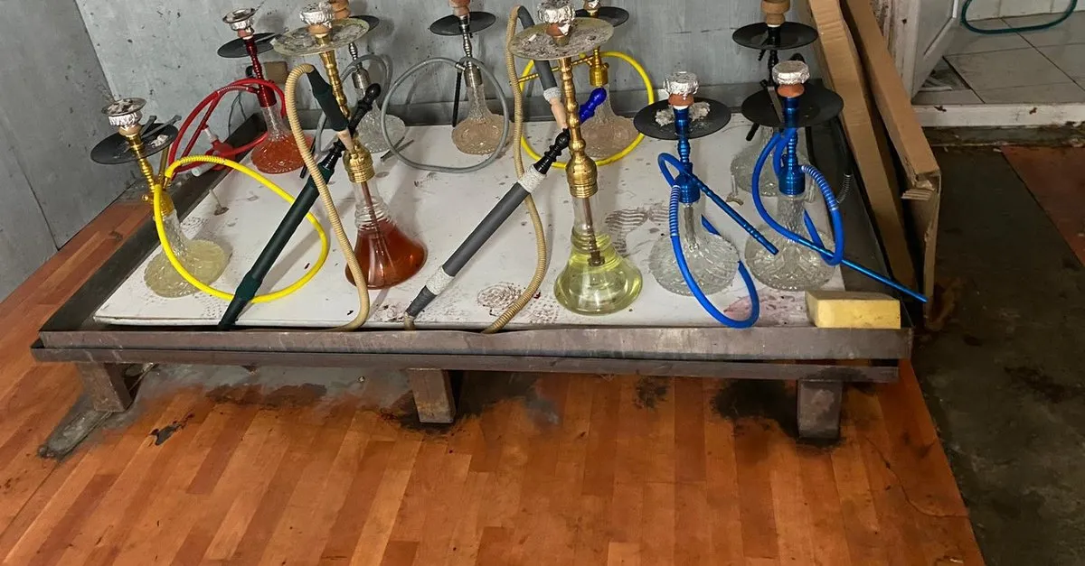 Anason kokusu ihbarından kaçak nargile çıktı