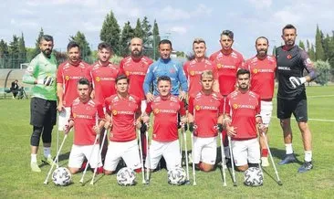 Ampute Milli Futbol Takımı yeniden şampiyonluk istiyor