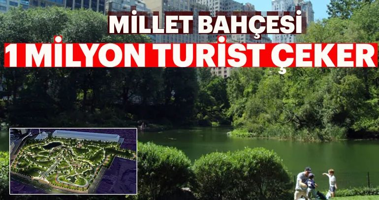 Millet Bahçesi 1 milyon turist çeker