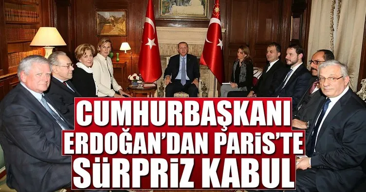 Cumhurbaşkanı Erdoğan, Paris’te Osmanlı hanedan üyelerini ağırladı