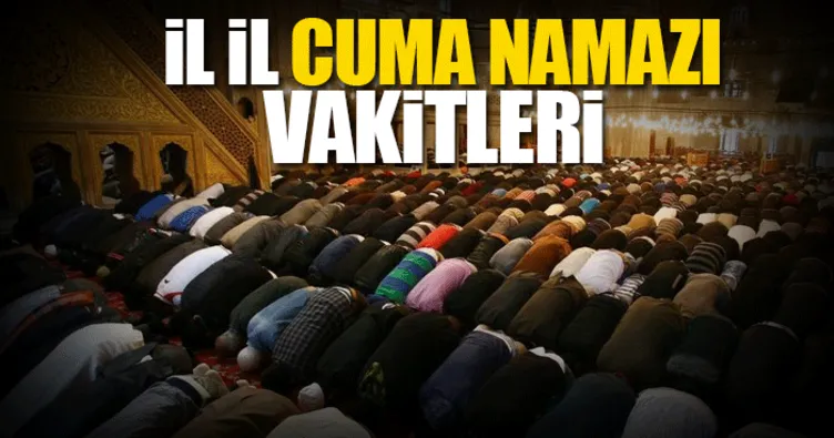 Cuma namazı saat kaçta kılınacak? - 13 Ekim il il ezan vakitleri ve Cuma namazı saatleri