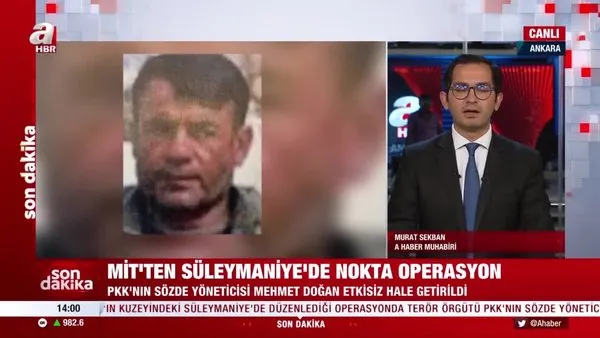 Son dakika: Terör örgütü PKK'nın sözde yöneticilerinden Mehmet Doğan etkisiz hale getirildi
