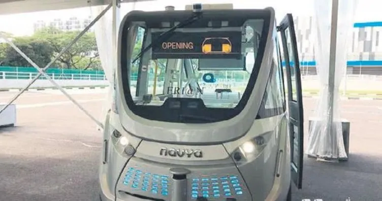 Singapur’da sürücüsüz otobüs 2022’de yollarda