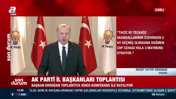 Son dakika: Cumhurbaşkanı Erdoğan'dan CHP'ye sert tepki 