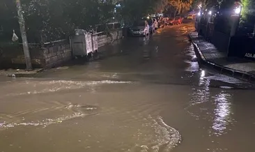 Maltepe’de sağanak vatandaşlara zor anlar yaşattı