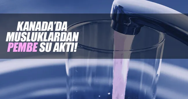 Kanada’da musluklardan pembe su aktı