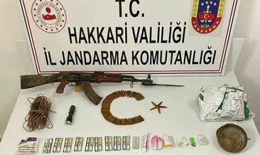 Hakkari’de terör örgütü PKK’ya operasyon: Çok sayıda silah ve mühimmat ele geçirildi