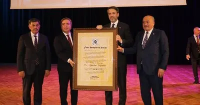 Bakan Bayraktar’a Erzincan’da Fahri Hemşehrilik Beratı verildi #erzincan