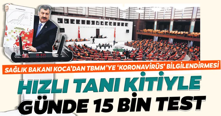 Hızlı tanı kitiyle günde 15 bin test