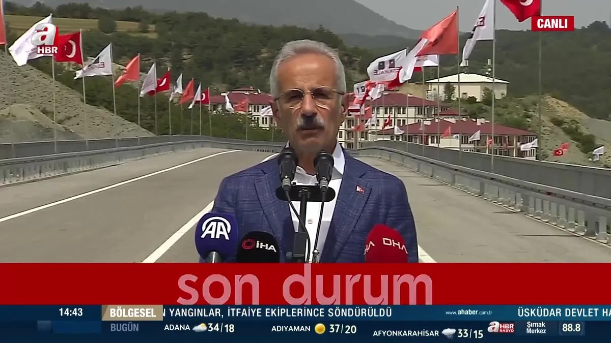 Bolu Göynük çevre yolu hizmete açıldı | Video