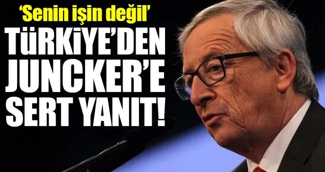 AB Bakanı Çelik’ten Juncker’e sert yanıt!