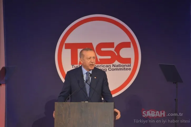 Başkan Erdoğan'dan ABD'de adrese teslim mesajlar