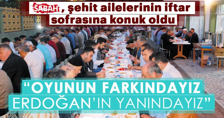 Oyunun farkındayız Erdoğan’ın yanındayız
