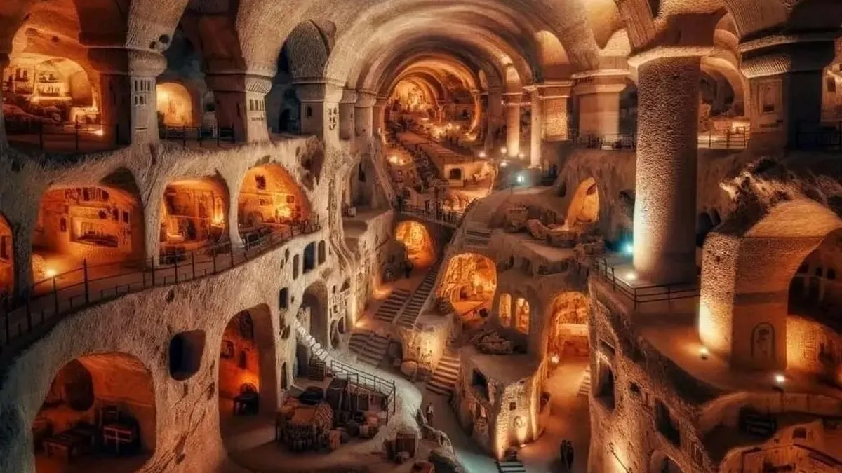 Derinkuyu Yeraltı Şehri Tarihçesi ve Özellikleri - Derinkuyu Yeraltı Şehri'nde Kimler Yaşamıştır? - Son Dakika Eğitim Haberleri
